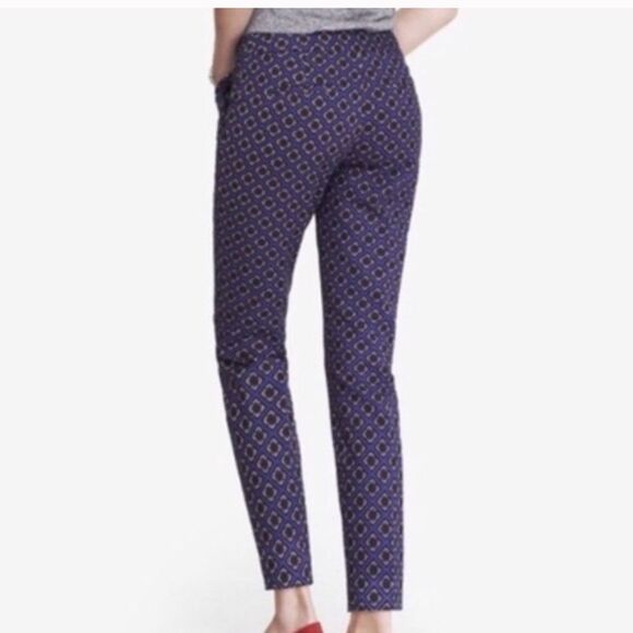 NWOT Express Blue Ankle Pants - Picture 2 of 8